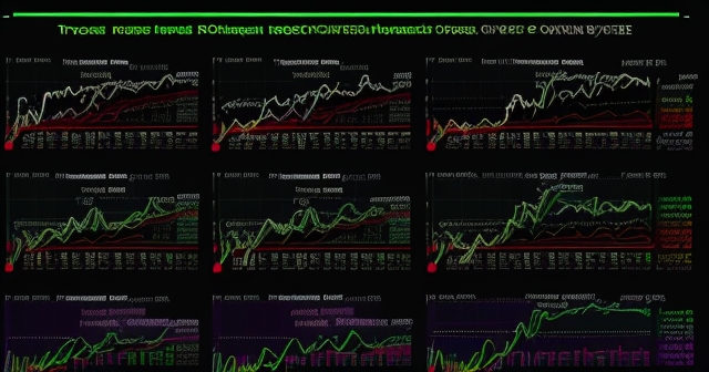 各種技術指標和 RSI 的插圖