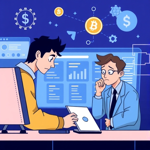 插畫描述：投資者分析平台的合法性