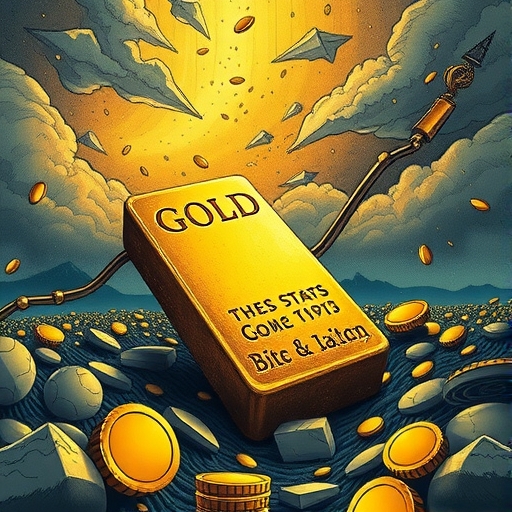 金塊在混亂中象徵穩定