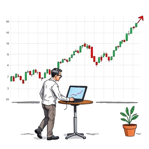 斐波那契數列的金融圖表