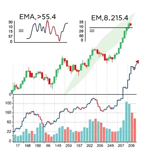 EMA交易策略實際運用的視覺圖