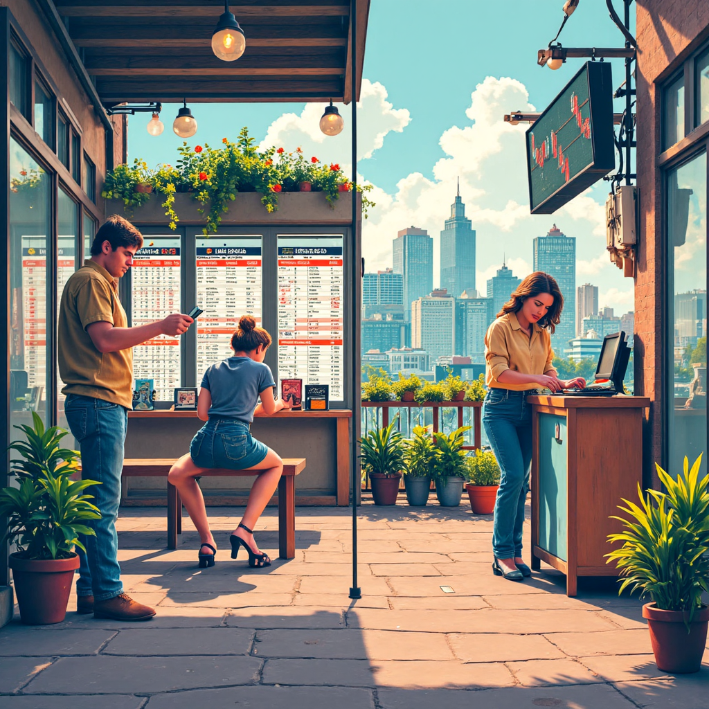 股市與匯率交易所的經濟趨勢像素藝術