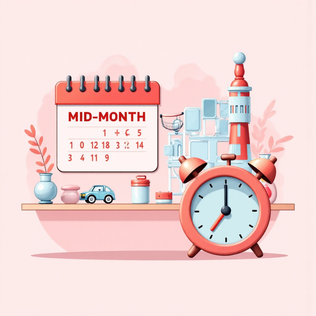 美國 PPI 公佈時間日曆與通膨元素插圖